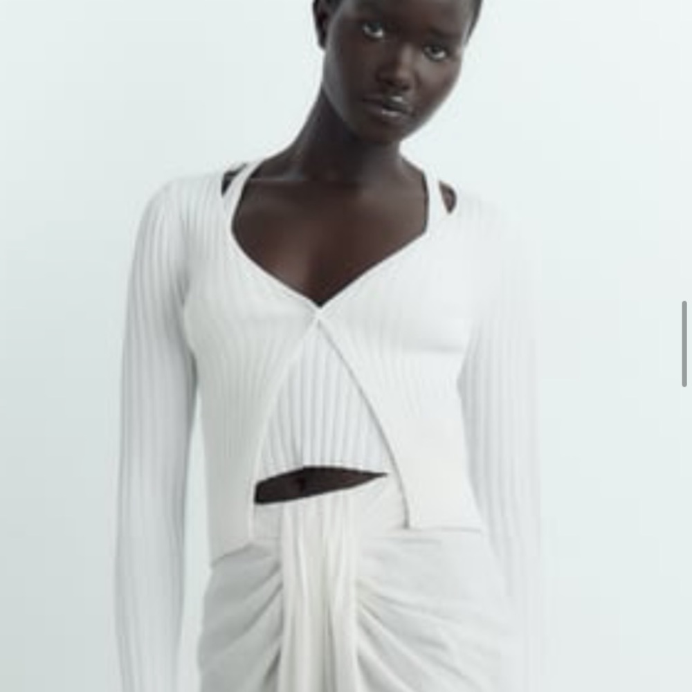 Ribbed knit top